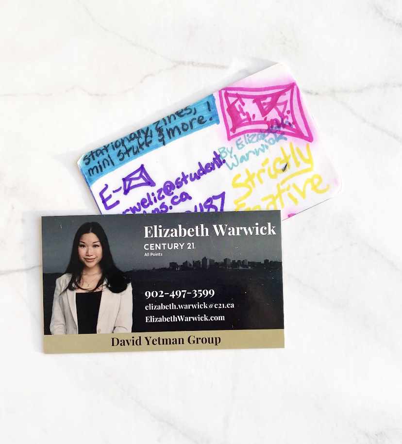 Elizabeth Warwick Business Cards