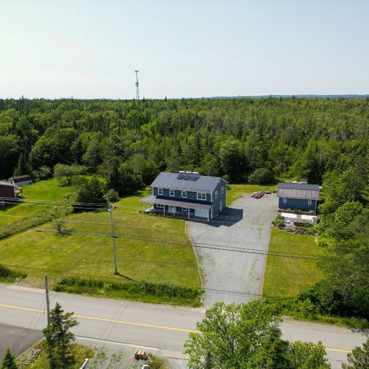 Aerial of Cow Bay home for sale 400 Dyke Road